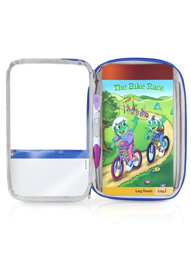 Annmore Carrying Case Compatible with Leapfrog LeapReader System Learn-to-Read 10 Book Mega Pack, Blue - Image 2